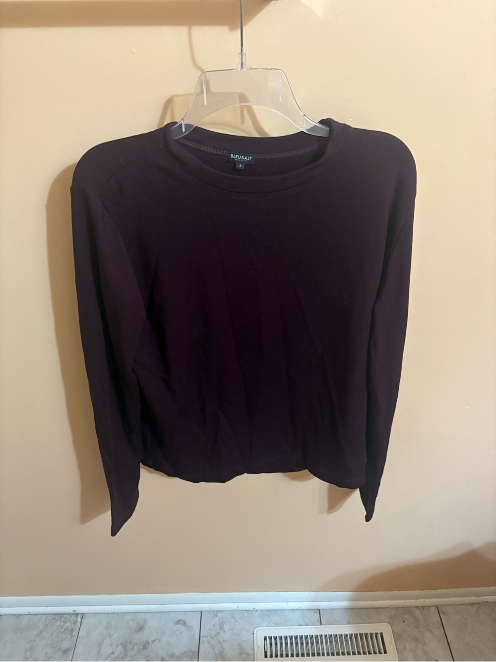 Bleusalt burgundy tencel pullover